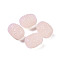 Opaque Resin European Jelly Colored Beads, Large Hole Barrel Beads, Bucket Shaped, Misty Rose, 15x12.5mm, Hole: 5mm