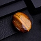 Natural Tiger Eye Sculpture Display Decorations, for Home Office Desk Decoration. Oval, 45x35mm