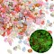 Luminous Transparent Acrylic Beads, Peanut, Glow in the Dark, Mixed Color, 6.5~7x4x3~3.5mm, Hole: 1.4mm