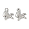 304 Stainless Steel Charms, Horse Charms, Stainless Steel Color, 13x11.5x3.5mm, Hole: 1.5mm