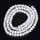 Brins de perles de sélénite naturelles G-S366-027A-2
