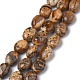 Chapelets de perles en jaspe avec images naturelles G-Z006-A02-1