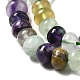 Natural Colorful Fluorite Beads Strands G-D481-19B-4