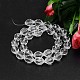 Faceted Oval Imitation Austrian Crystal Bead Strands G-M192-11x8mm-01A-2