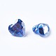 Cubic Zirconia Pointed Back Cabochons ZIRC-WH0001-C01-2
