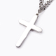 304 Stainless Steel Pendant Necklaces NJEW-F209-14-5
