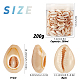 Sunnyclue perle di conchiglie di ciprea miste naturali BSHE-SC0001-01-2
