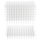 OLYCRAFT 6pcs PCR Low Profile 96 Well Plate No-Skirt PCR Plate Rectangular Plastic Disposable Cell Culture Plate Clear Bacterial Culture Plate for Laboratory - 79mm Length 118mm Width AJEW-OC0002-49-1