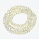 Chapelets de perles en verre transparent électrolytique EGLA-A034-T4mm-H21-4