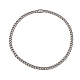 304 Stainless Steel Cuban Link Chain Necklaces NJEW-D050-01D-P-1