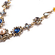 Les femmes de la mode des bijoux zinc colliers déclaration alliage strass bib NJEW-BB15100-3