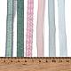 18 Yards 6 Colors Polyester Ribbon SRIB-C001-B02-4