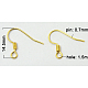 Brass Golden Earring Hooks X-KK-Q262-4-1