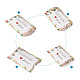 Magibeads 36pcs 9 cajas de almohada de papel de estilo CON-MB0001-02-4