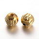Round Brass Beads KK-L129-51G-2