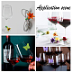 PandaHall Elite 3 Sets 3 Styles Silicone Wine Glass Charms FIND-PH0002-51-4