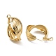 Boucles d'oreilles anneau & coeur & noeud & ronde perle d'imitation EJEW-D277-10G-3