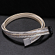 Fashion Zinc Alloy Leather Cord Bracelets BJEW-BB26659-1-5