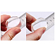 Полный прозрачный силиконовый штамп для печати ногтей и большой скребок MRMJ-L003-V01-4