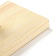 Expositores de pulseras de madera con barra en forma de T BDIS-F005-01A-4