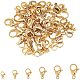 UNICRAFTALE 48pcs 6 Sizes Lobster Claw Clasps Manual Polishing Locking Clasp Stainless Steel Lobster Claw Clasps Fastener End Clasp Metal Clasps for Jewelery Making Necklaces Bracelets STAS-UN0004-27G-4