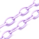 3Pcs 3 Colors Personalized ABS Plastic Cable Chain Necklaces NJEW-JN03484-04-4