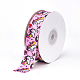 Einseitig bedruckt Polyester Grosgrainbänder SRIB-Q019-D008-1