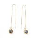 Natural Gemstone Dangle Earrings EJEW-JE03592-3