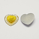 Heart Resin Cabochons CRES-R128C-222-1