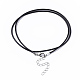 Waxed Cotton Cord Necklace Making X-MAK-S032-1.5mm-B01-3