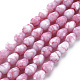 Fili di perle di vetro verniciate opache da forno EGLA-N006-007-2
