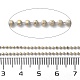 Cadenas de bolas facetadas de latón chapado en rack CHC-XCP0001-39-2