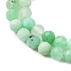 Натуральные хризопразные бисерные пряди G-C196-A02-3mm-4