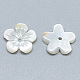Perles de coquillage blanc naturel SSHEL-S260-059B-2