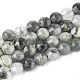 Chapelets de perles en quartz rutile vert naturel G-T108-08-1