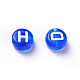 Perles acryliques bleues transparentes TACR-YW0001-08B-4