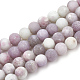 Fili di perle di giada lilla naturale G-T106-294-1