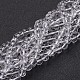 Chapelets de perles en cristal de quartz synthétique X-GSR6mmA039-1-1