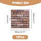 3d кирпичный узор ПВХ самоклеющиеся наклейки на стену DIY-WH0308-550A-2
