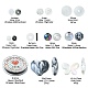 Kit de fabricación de pulseras elásticas de piedras preciosas de imitación de diy DIY-FS0003-32-5