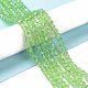 Electroplate Glass Beads Strands EGLA-A034-T6mm-L17-4