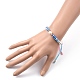 Bracelets réglables de perles tressées avec cordon en nylon BJEW-JB05490-7