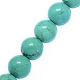 Chapelets de perles en howlite naturelle TURQ-P027-32-6mm-1