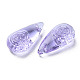 Perlas de murano con baches hechas a mano transparentes LAMP-T017-13A-3