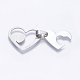 Stainless Steel Love Heart Pendants for Valentine's Day X-SSP043Y-2