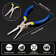 Alicates para bucles de alambre benecreat Alicates de rito para hacer fianzas (bucles de 2~8 mm) para hacer joyas y moldear alambres TOOL-WH0122-27P-4