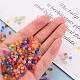 Frosted Transparent Acrylic Beads X-MACR-S371-11A-5