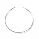 304 Stainless Steel Textured Wire Necklace Making STAS-B036-02P-2