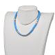 Handgemachte Polymer Clay Heishi Perlen Perlen Halsketten NJEW-JN02901-04-3