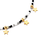 Ожерелья с подвесками в виде звезд NJEW-JN03074-03-2